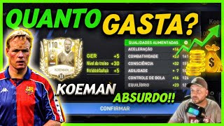 😄👏 KOEMAN FIFA 22 MOBILE VEJA QUANTO CUSTOU A TROCA DESSA LENDA 😱 [upl. by Norraf]