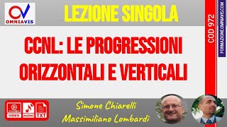 20 minuti di  Cod972  CCNL le progressioni orizzontali e verticali [upl. by Kowtko871]