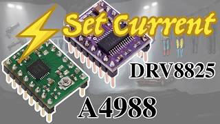 How to set output current limit on A4988 stepper driver [upl. by Ocirred959]