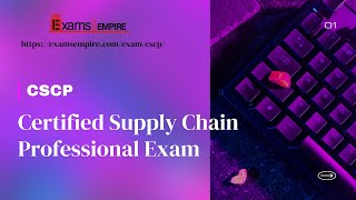 CSCP Exam Questions  Certified Supply Chain Professional Exam Study Material [upl. by Bray]