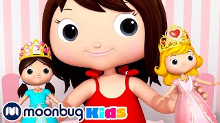 Dress The Princess  Original Songs by LBB  Moonbug Kids [upl. by Kondon345]