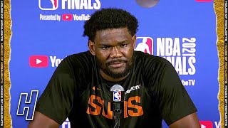 DeAndre Ayton Full Interview  Game 6 Preview  2021 NBA Finals Media Availability [upl. by Nawed485]