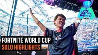 Fortnite World Cup  Solo finals highlights [upl. by Aihtnyc899]