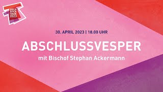 LIVE HeiligRockTage 2023  Abschlussvesper  live aus dem Trierer Dom [upl. by Rimisac]