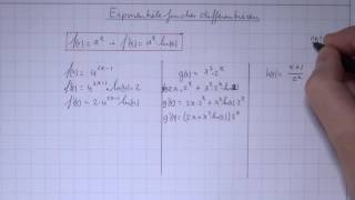 VWO5wisB11H922 Exponentiele functies differentiëren [upl. by Cassi]