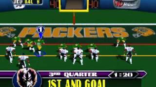 NFL BLITZ  Packers vs Ravens [upl. by Nachison]