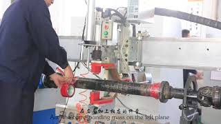 Drive Shaft Balancing Machine with Welding Machine [upl. by Ailecnarf657]