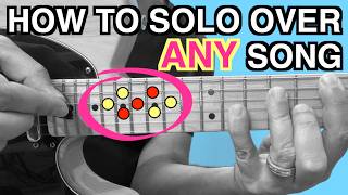 How To Play A Guitar Solo Over Any Song BEST METHOD [upl. by Niwled]