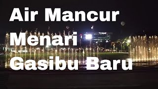 Bandung  Air Mancur Menari di Gasibu Baru Malam I Travel Blog Indonesia [upl. by Naitsirt521]