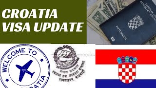 Croatia new update  Visa Processing time   Visa updates  Croatia 🇭🇷  croatia [upl. by Llerrut]