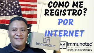 COMO ME REGISTRO POR INTERNET EN IMMUNOTEC ESTADOS UNIDOS ðŸ‡ºðŸ‡¸ [upl. by Center102]