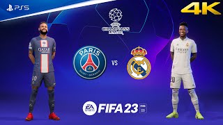 FIFA 23  PSG vs Real Madrid  UEFA Champions League Final  PS5™ 4K60fps [upl. by Nahtannoj173]