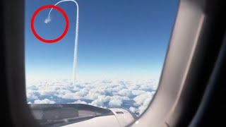 SpaceX Starship Launch Explosion seen from Plane  Elon Musk [upl. by Swirsky]