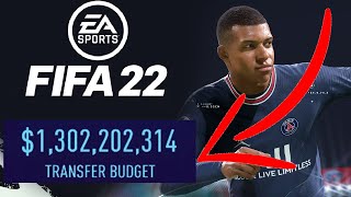 FIFA 22 Career Mode Money GLITCH MORE Than 1 Billion [upl. by Ines]