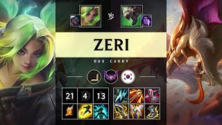 Zeri ADC vs Twitch Pentakill Legendary  KR Master Patch 1418 [upl. by Andrews]