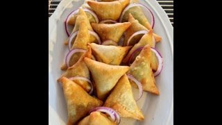 Samosa Part 2 filling and frying the samosas [upl. by Lrub]