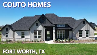 Tour a Couto Home in Bella Crossing in Southwest Fort Worth Texas  Bodega Floorplan [upl. by Koressa543]