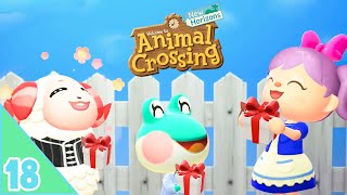 🏝️ REPARTIENDO ILUSIÓN A MIS VECINOS😂  ANIMAL CROSSING NEW HORIZONS   18 [upl. by Martell21]