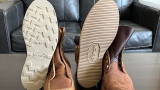 Start of Vibram wedge sole wear test 2021 vs 4014 Cristy [upl. by Drofkcor603]