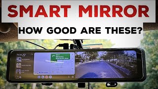 Smart Rearview Mirror with Wireless Carplay Android Auto and Excellent Camera Rs9500 Aoocci [upl. by Nednil]