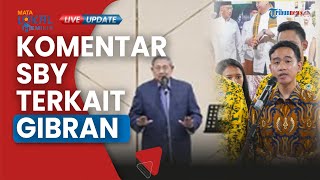 SBY Turut Berkomentar soal Gibran Rakabuming Raka Diusung Golkar Jadi Bacapres Prabowo Subianto [upl. by Krell]