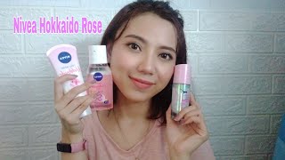 Nivea Hokkaido Rose review Indonesia [upl. by Nairbo892]