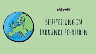 Wie schreibt man eine Erörterung  Beurteilung in Erdkunde  Geographie Klausur Beispiel  Aufbau [upl. by Xirtaeb]