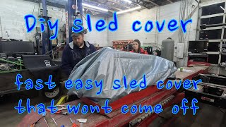 diy sled cover [upl. by Einnahpets851]