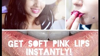 HOW TO NATURALLY LIGHTEN DARK LIPS INSTANTLY I BeautyConfessionz [upl. by Louisa]