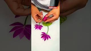 food making art panting flowers viral shortsviral creativeart [upl. by Aig]