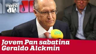 Eleições 2018  Jovem Pan sabatina Geraldo Alckmin [upl. by Leelaj]