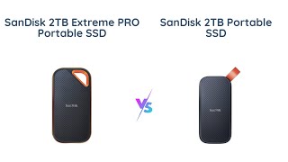 SanDisk Extreme PRO Vs SanDisk Portable SSD  Which is Better [upl. by Trefler100]