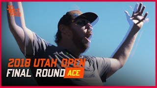 Thumber Bounce ACE Disc Golf Hole in One  Sias Elmore  2018 Utah Open Final Round [upl. by Zellner]