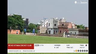 Live Cricket Match  RO KO HITMAN CRICKET CLUB vs Jncc  01Sep24 0231 PM 20 overs  Individual ma [upl. by Ark907]