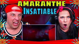 First Time Hearing Insatiable by AMARANTHE  THE WOLF HUNTERZ REACTIONS [upl. by Rebliw]