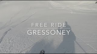 quot Freeride quot Monterosa  Gressoney  Champoluc [upl. by Eelan]