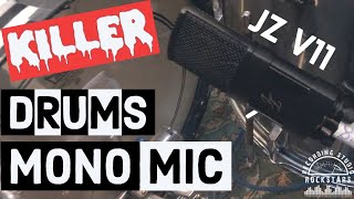 How to use a Mono Mic for a Killer Drum Sound JZ V11 amp Spectra1964 [upl. by Kenlay759]