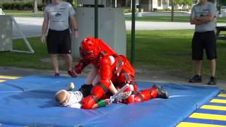 NB Video BPD chief gets a beat down as Red Man [upl. by Okkin]