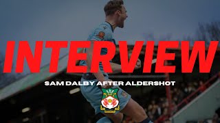 INTERVIEW  Sam Dalby after Aldershot Town [upl. by Christmann]