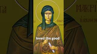 July 19th Byzantine Saint of the Day St Macrina byzantine catholic orthodox saintoftheday [upl. by Eirdua]