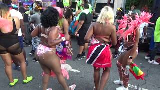 SUGA CANDY MAS CARIBBEAN ISLANDS GIRLS CARNIVAL STREET DANCE [upl. by Enirhtak]