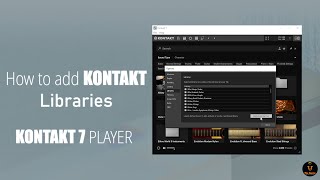 How to add Kontakt Libraries  Kontakt 7 Player  Fire Master 🤷‍♀️ [upl. by Dnalyram979]