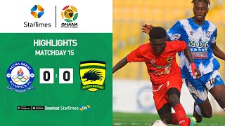 Accra Great Olympics 0  0 Asante Kotoko  Highlights  Ghana Premier League  MD 15 [upl. by Ahset859]