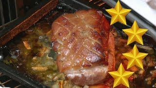 Schweinekrustenbraten klassisch Krustenbraten vom Schwein Schweinsbraten Schweinebraten [upl. by Suoivatnom673]