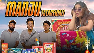 Manju Fatakadewali  Diwali Special  Gujarati Comedy Video  Kaminey Frendzz [upl. by Bowerman752]