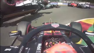 F1 Max Verstappen Onboard Crashes [upl. by Ordnazil]