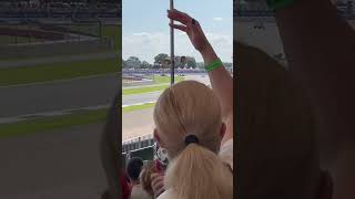 Silverstone F1 GP 2021  Verstappen amp Hamilton Crash Into Copse Corner  Spectator View Crowd Cheer [upl. by Ainod]