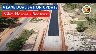 AMAZING Harare  Beatrice Freeway Dual Express Road Progress Update Zimbabwe [upl. by Etiuqal]