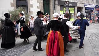 Traditional dance in Bretagne France [upl. by Eillime]