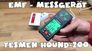 TESMEN HOUND200 EMFMessgerät Elektromagnetfeldstrahlungen [upl. by Cerelia154]